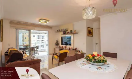 Apartamento mobiliado no The Square com 3 suítes à venda, 126 m² por R$ 1.390.000 - Portão - Curitiba/PR