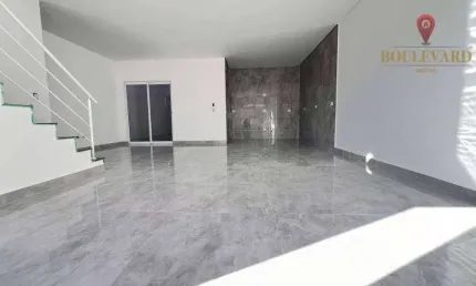 Sobrado novo em condomínio fechado com 3 dormitórios à venda, 125 m² por R$ 750.000 - Boqueirão - Curitiba/PR