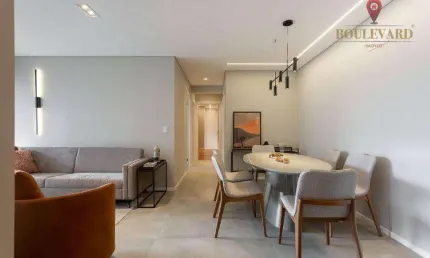 Apartamento no Klimt com 3 dormitórios à venda, 107 m² por R$ 1.331.645 - Cabral - Curitiba/PR