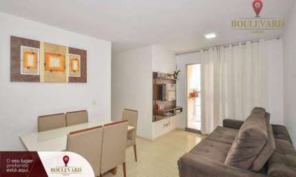 Apartamento no Fit Marumbi com 3 dormitórios à venda, 68 m² por R$ 385.000 - Guaíra - Curitiba/PR