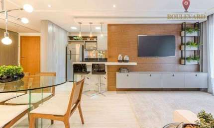 Apartamento no Créatif com 3 dormitórios e 2 vagas à venda, 94 m² por R$ 1.190.000 - Vila Izabel - Curitiba/PR