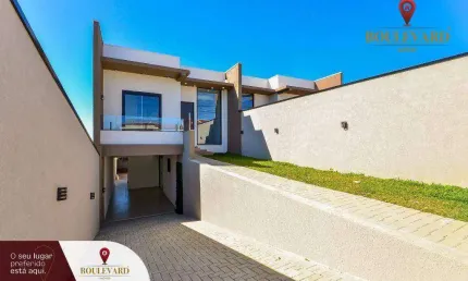 Sobrados novos com 3 dormitórios à venda, 127 m² por R$ 630.000 - São Marcos - São José dos Pinhais/PR