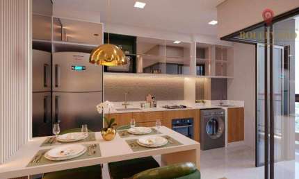 Studios novos  com 1 dormitório à venda, 32 m² por R$ 310.000 - Novo Mundo - Curitiba/PR