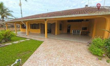 Casa térrea, lado mar, com 5 dormitórios à venda, 225 m² por R$ 650.000 - Praia de Leste - Pontal do Paraná/PR