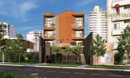 Loft novo com 1 dormitório à venda, 27 m² por R$ 217.145 - Água Verde - Curitiba/PR