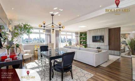 Apartamento no Edifício Napleão Sbravati com 2 suítes à venda, 189 m² por R$ 1.930.000 - Batel - Curitiba/PR