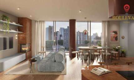 Apartamento no MOVA WF com 3 dormitórios à venda, 130 m² por R$ 2.060.952 - Batel - Curitiba/PR