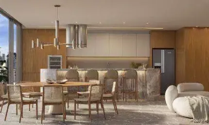 Cobertura no MOVA WF com 3 suítes à venda, 215 m² por R$ 5.178.496 - Batel - Curitiba/PR