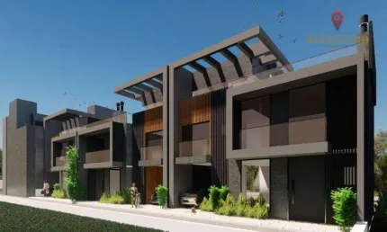 Sobrados novos, com 3 dormitórios à venda, 150 m² por r$ 870.000 - jardim das américas - curitiba/pr