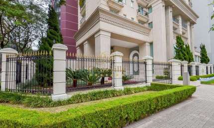 Batel Apto Desocupado, Ed. Maison Classique, Mobiliado e Decorado 308,49m², sendo 189m² privativos,