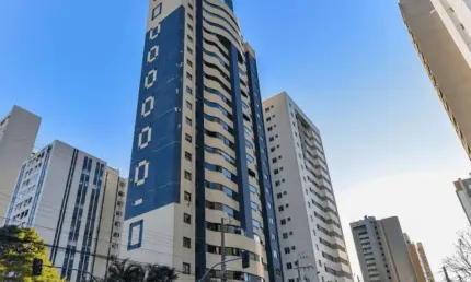 Cabral,  AP 118m² privativos, Ed. Country Garden, 2 Vagas, Varanda com Churrasqueira, 3 Quartos, Su