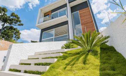 Santa Cândida, Cond. Reserva Bonvini,  3 Suítes, 5 Vagas,  casa nova 350m², à venda, Curitiba, PR