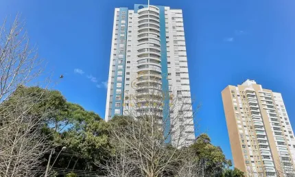 Ecoville, Apto conceito aberto, 22º andar, desocupado, mobiliado, 180m²de área privativa, 3 suítes,