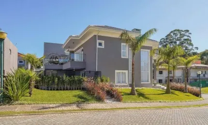 Santa felicidade, casa cond. reserva allameda, 4 suítes, 4 vagas, piscina aquecida, à venda, curiti