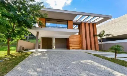Santa Felicidade, Casa conceito aberto, 428m², 4 suítes, 4 vagas, opção pra elevador, moderna, pisc