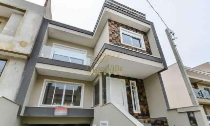 Pinheirinho, Casa sobrado 203m², em condomínio fechado Green line, Curitiba, PR