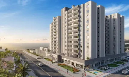Apartamento de frente para mar, Balneário Princesa do mar