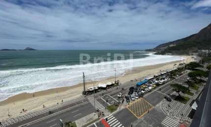Oportunidade Única na Orla do Leblon:Apartamento 4 quartos  de Frente para o Mar