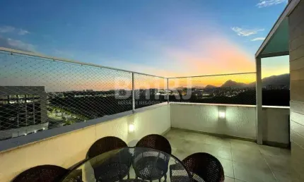 Cobertura com 4 quartos à venda na Avenida Antônio Gallotti, Jacarepaguá, Rio de Janeiro