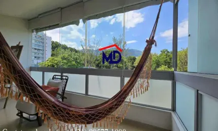 Alto leblon, 2 quartos reformado, 1 vaga na escritura, vista agradável, sol da manhã