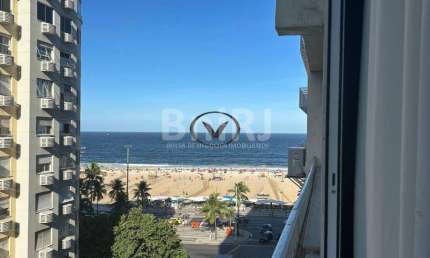 Oportunidade de morar quase Atlântica. Espetacular vista do mar de Copacabana!