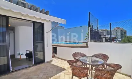 GÁVEA - EXCLUSIVIDADE, Charmosa cobertura com 2 quartos !
