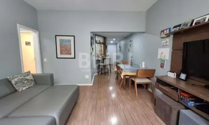 Vendo em laranjeiras com 80m2, 2 quartos, suite, vaga, rio de janeiro - rj