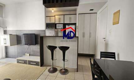 Condominio Cores da Lapa, mobiliado, excelente padrão, 1 quarto, 1 sala, 1 vaga de garagem