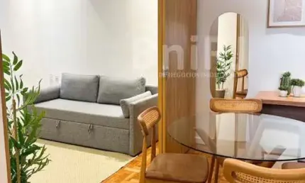 APARTAMENTO REFORMADO,MOBILIADO, 1 QUARTO ,1 VAGA EM IPANEMA