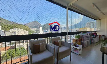 Botafogo Cobertura totalmente reformada, duplex,  3 qtos  2 vagas prédio de altissimo padrão