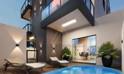 Apartamento em construção, no bairro nossa senhora da paz, apenas 1.760 metros da praia de Piçarras