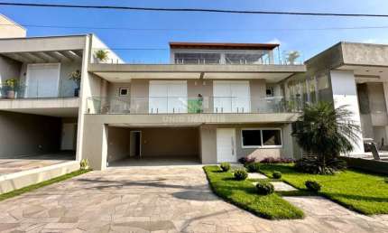 Casa de luxo em condomínio no residencial Lagos de Nova Ipanema, Hipica, Porto Alegre-RS: 4 quartos, 4 suítes, 2 salas, 6 banheiros, 4 vagas, 312m².