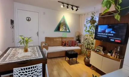 Venda de apartamento impecável em campo novo, porto alegre-rs: 2 quartos, 1 banheiro, 1 vaga de garagem!