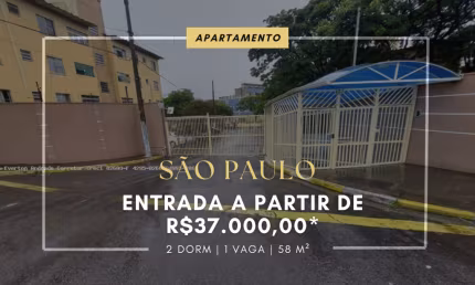 APARTAMENTO À VENDA EM SÃO PAULO 37.000,00 DE ENTRADA - JARDIM LUCINDA ZONA LESTE