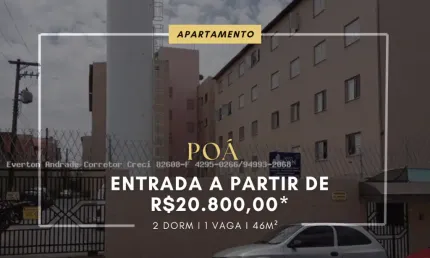 APARTAMENTO A VENDA EM POÁ (RESIDENCIAL JARDIM AMÉRICA) - SÃO PAULO