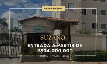 Apartamento para venda em Suzano (Parque Suécia) entrada de 34.000,00- Vila Urupês