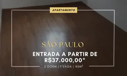 APARTAMENTO À VENDA EM ITAQUERA (COHAB JOSÉ BONIFÁCIO) 37.000,00 DE ENTRADA- SÃO PAULO
