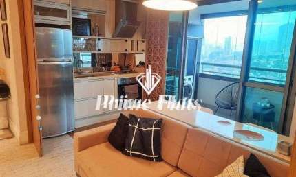 Flat disponível para locação no Gran Estanconfor Veranda Berrini, com 49m², 1 dormitório e 1 vaga