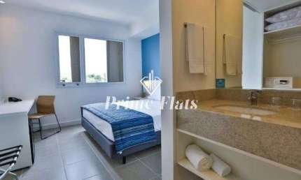 Flat disponível para venda no Hotel Sleep Inn Jacarei, com 18m², 1 dormitório e 1 vaga