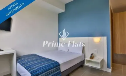 Flat disponível para venda no hotel transamerica fit jacarei, com 18m², 1 dormitório e 1 vaga