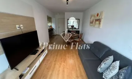 Flat disponível para locação no Roomo Itaim Bibi, com 64m², 2 dormitórios e 2 vagas