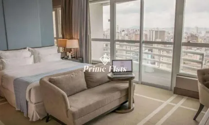 Flat disponível para venda no Hotel Cadoro São Paulo na Consolação, com 27m², 1 dormitório e 1 vaga