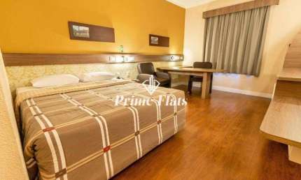 Flat disponível para venda no Hotel 10 Curitiba, com 24m², 1 dormitório e 1 vaga