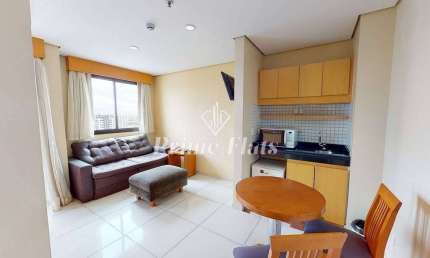 Flat disponível para locação no Brasilia Santana Gold Flat, com 33m², 1 dormitório e 1 vaga