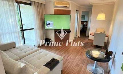 Flat disponível para locação no Quality Suítes Long Stay Vila Olímpia, com 48m², 2 dormitórios e 1 vaga