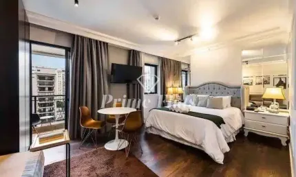Flat disponível para venda no São Paulo Higienopolis Affiliated by Meliá, com 32,40m², 1 dormitório e 1 vaga