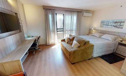 Flat disponível para locação no Radisson Blu São Paulo em Pinheiros, com 32m², 1 dormitório e 1 vaga