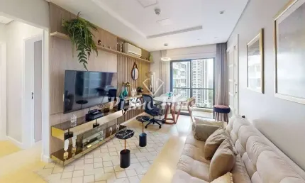 Flat disponível para venda no Moema Comfort Residence, com 40m², 1 dormitório e 1 vaga
