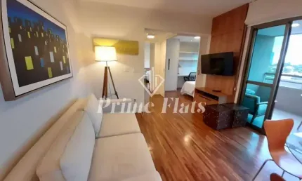 Flat disponível para locação no Gran Estanconfor Veranda Berrini, com 60m², 2 dormitórios e 1 vaga de garagem