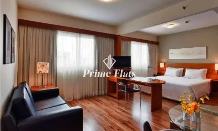 Flat disponível para venda no Paraíso Suites by Charlie, com 34m², 1 dormitório e 1 vaga de garagem